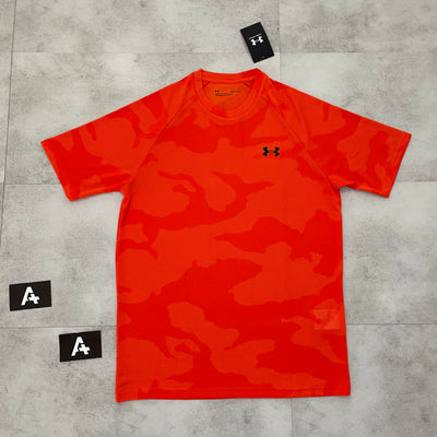 UA CAMO T-SHIRT - ORANGE