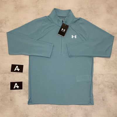 UA HALF ZIP - BABY BLUE