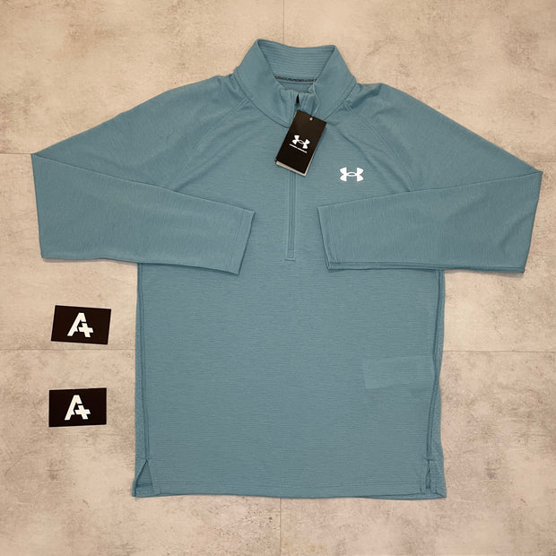 UA HALF ZIP - BABY BLUE
