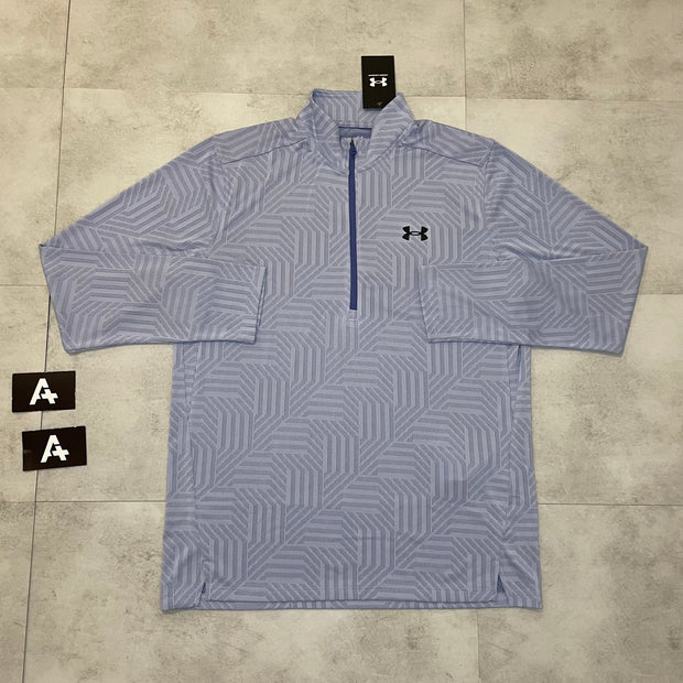 UA GEOMETRY HALF ZIP - LILAC