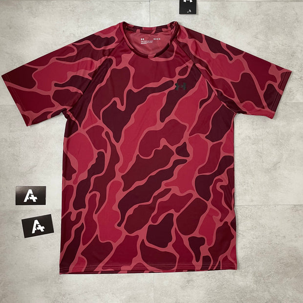 UA CAMO T-SHIRT - RED