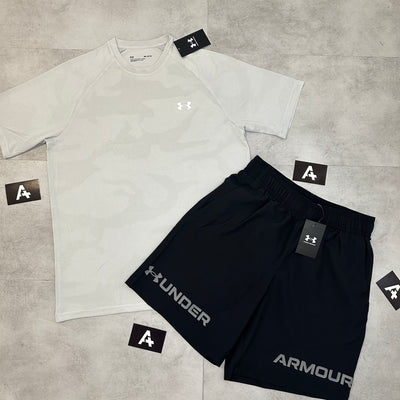 UA CAMO T-SHIRT & SHORTS SET