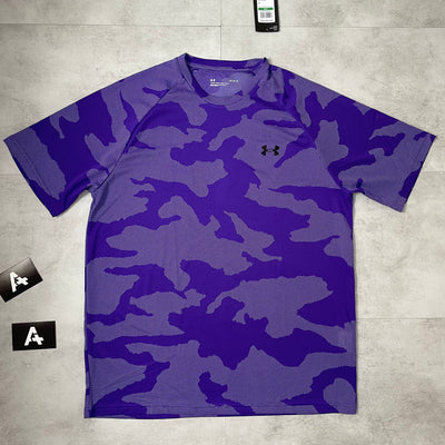 UA CAMO T-SHIRT - PURPLE