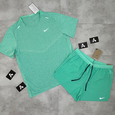 RISE 365 T-SHIRT & FLEX STRIDE SET - MINT