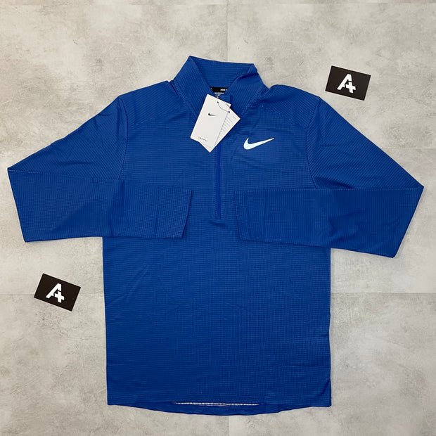 HYBRID 1 4 ZIP ROYAL BLUE ACTIVETRENDZUK LIMITED