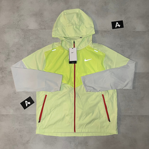 UV REPEL WINDRUNNER - LIME / RED